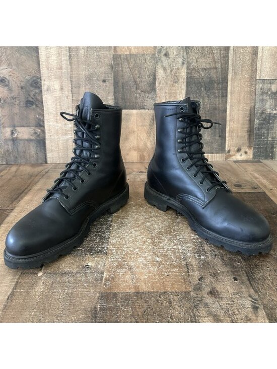 Red Wing Steel Toe Leather Lace Up Work Boots Mens 9.5 EE